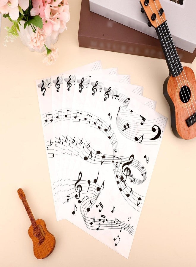 Fukaisu 50pcs Music Note Gift Bags, Music Themed Candy Treat Party Goodie Favor Plastic Bags Musical Note Party Supplies for Art Teacher Student Birthday Musical Festivals Celebrations Decorations - Image 3